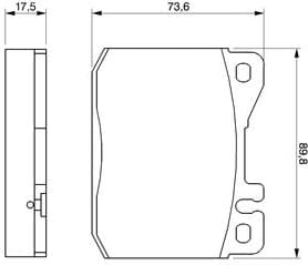Brake Pad Set, disc brake 0986463412 - image 12