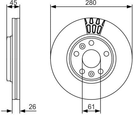 Brake Disc 0986479576 - image 2