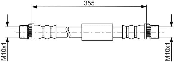 Brake Hose 1 987 481 665 - image 2