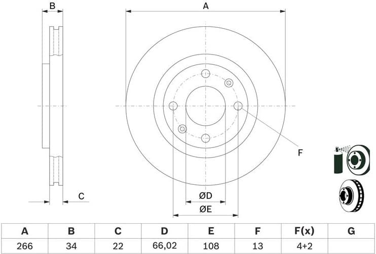 Brake Disc 0986478618 - image 10