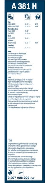 Wiper Blade Rear Aerotwin 3397008996 - image 6