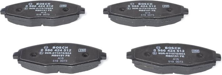 Brake Pad Set, disc brake 0986424512 - image 13