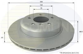 Brake disc, 1pcs REAR ADC1782V - image 2