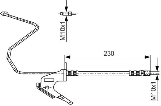 Brake Hose 1987481161 - image 2