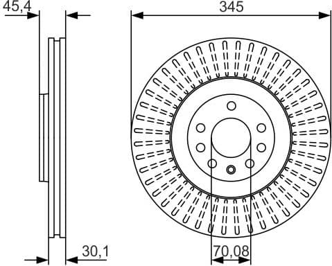 Brake Disc 0986479A24 - image 2