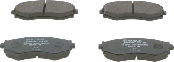 Brake Pad Set, disc brake 0986461139 - image 8