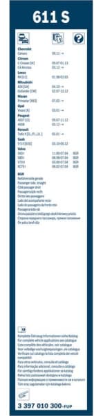 Wiper Blade Twin 3397010300 - image 2