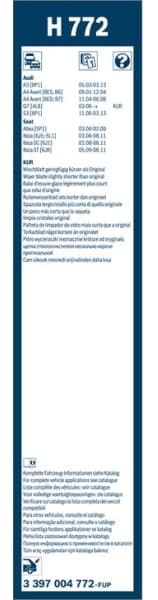 Wiper Blade Rear 3397004772 - image 2