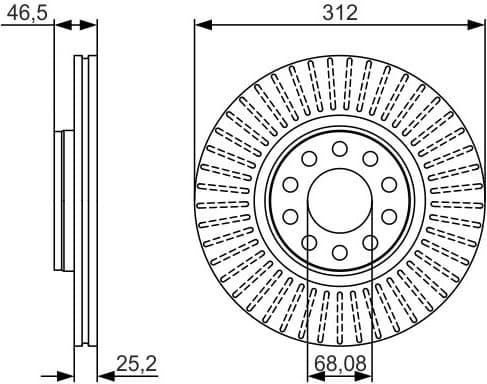Brake Disc 0986479A30 - image 4