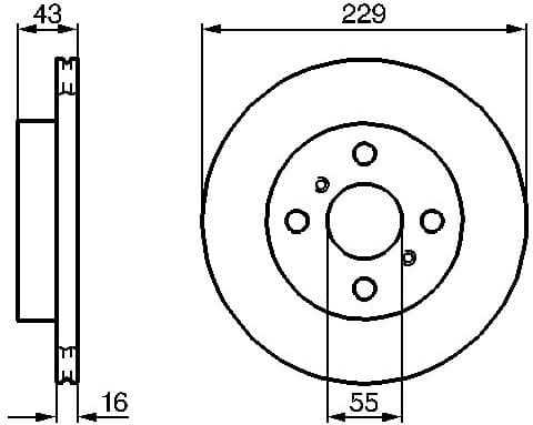 Brake Disc 0986478491 - image 2