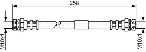 Brake Hose 1 987 481 369 - image 2