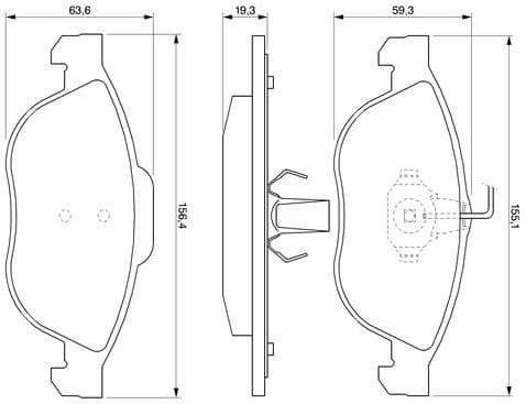 Brake Pad Set, disc brake 0986424507 - image 9