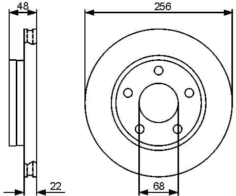 Brake Disc 0986479463 - image 2