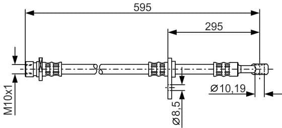 Brake Hose 1 987 481 044 - image 2