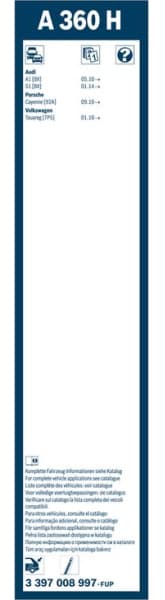 Wiper blade BOSCH, 1psc 3397008997 - image 3