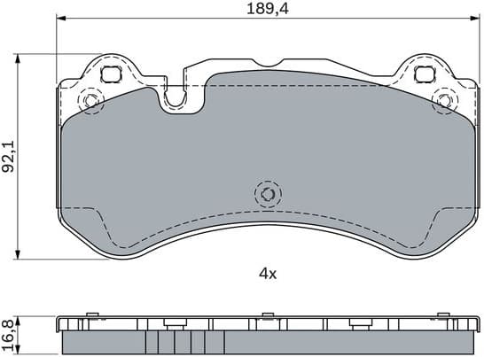 Brake Pad Set, disc brake 0986494970 - image 13