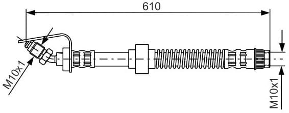 Brake Hose 1 987 476 907 - image 2
