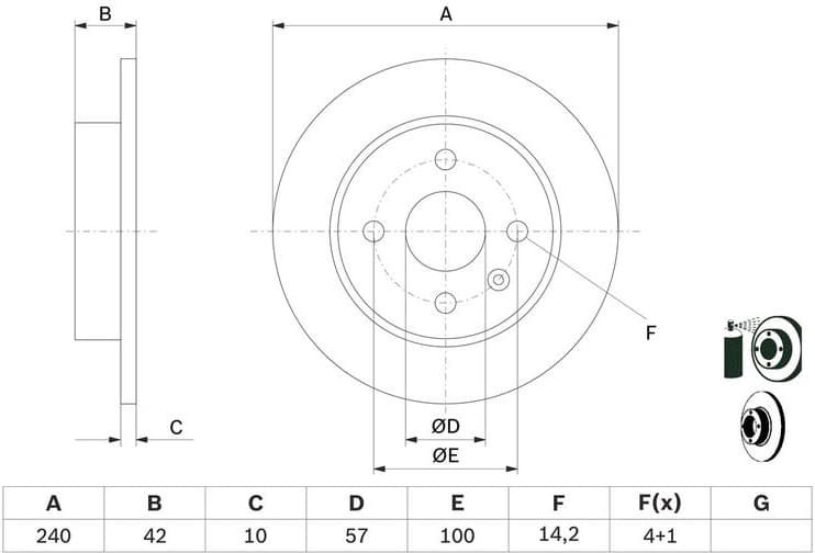 Brake Disc 0986478882 - image 7