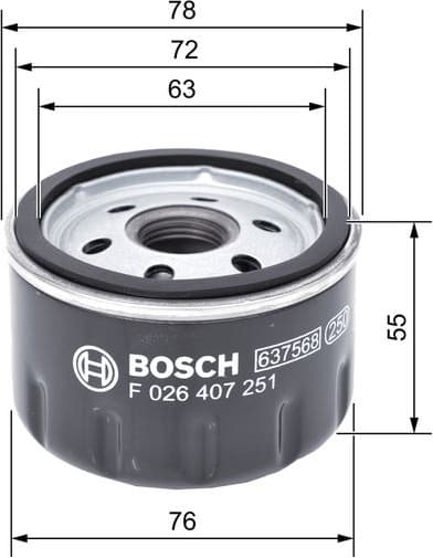 Oil Filter F 026 407 251 - image 10