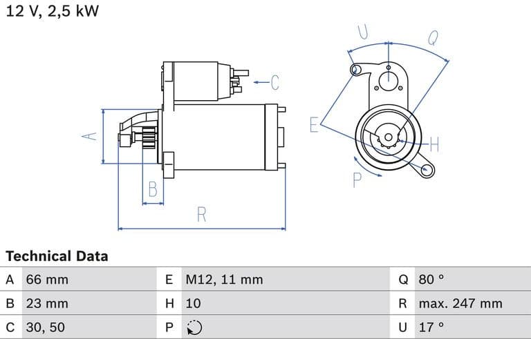 Starter 0986025160 - image 2