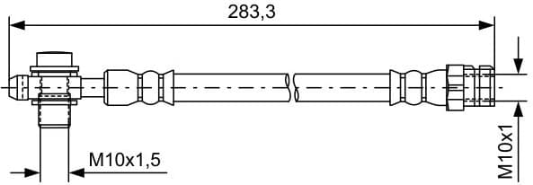 Brake Hose 1 987 481 736 - image 2