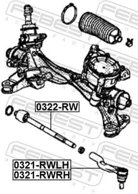 Tie Rod End 0321-RWLH - image 2