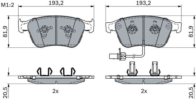 Brake Pad Set, disc brake 0 986 424 397 - image 8