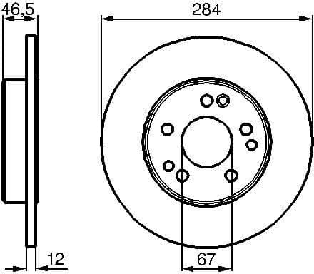 Brake Disc 0986478187 - image 6