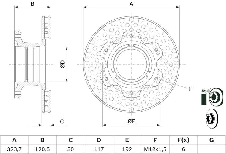 Brake Disc 0986479E48 - image 10