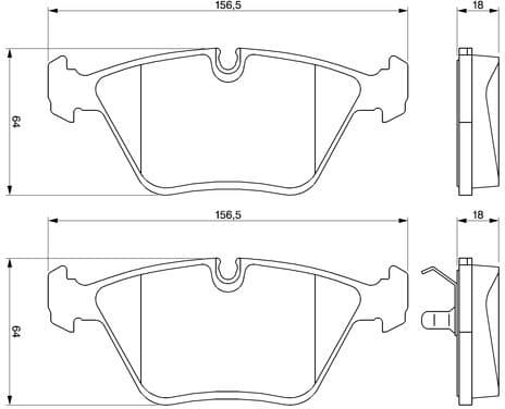 Brake Pad Set, disc brake 0986424828 - image 12