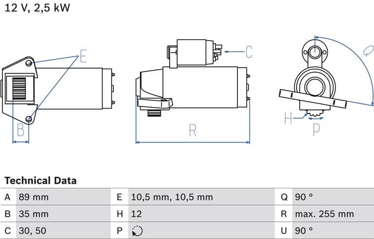 Starter 0986027010 - image 2