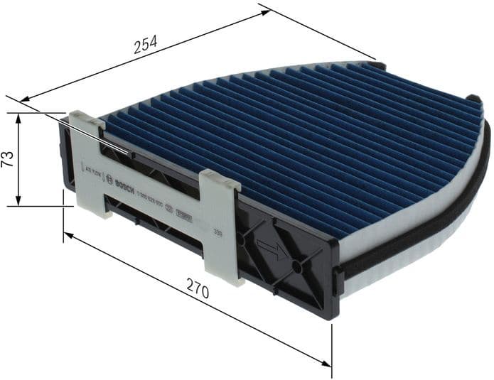 Filter, cabin air FILTER+pro 0986628600 - image 6