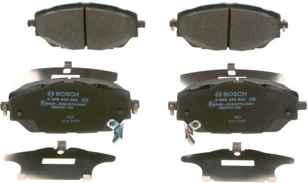 Brake Pad Set, disc brake 0986424865 - image 2