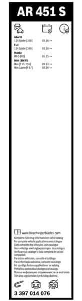 Wiper Blade Aerotwin Retrofit 3 397 014 076 - image 8