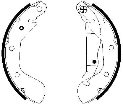 Brake Shoe Set 0986487614 - image 6