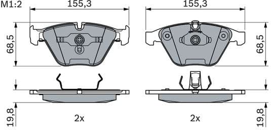 Brake Pad Set, disc brake 0986494036 - image 10