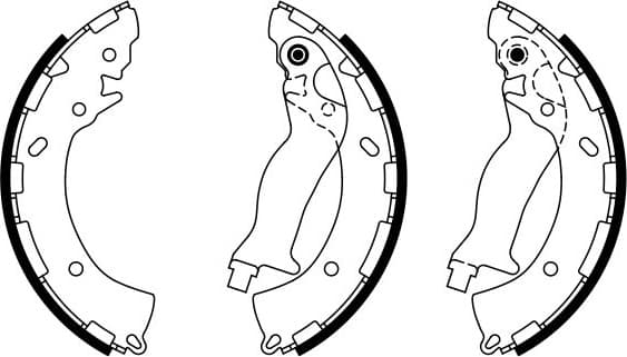Brake Shoe Set 0986487925 - image 9