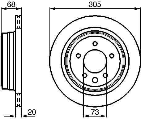 Brake Disc 0986478660 - image 3