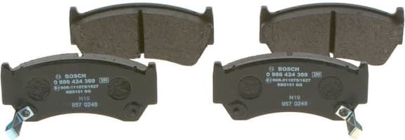 Brake Pad Set, disc brake 0986424369 - image 3
