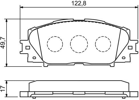 Brake Pad Set, disc brake 0986494198 - image 8