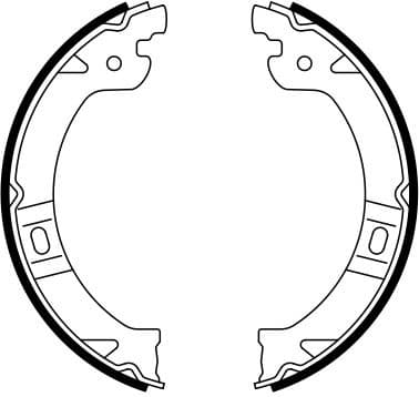 Brake Shoe Set, parking brake 0986487919 - image 10