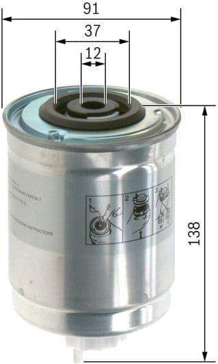 Fuel Filter 1457434400 - image 10