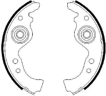 Brake Shoe Set 0986487030 - image 6