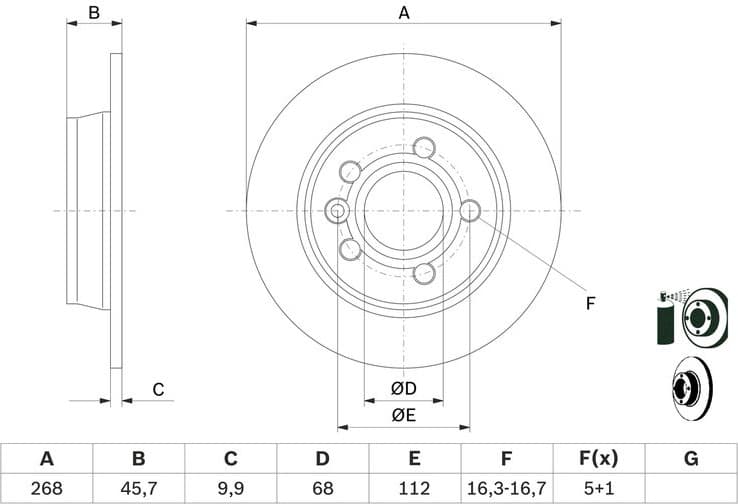Brake Disc 0986478421 - image 9