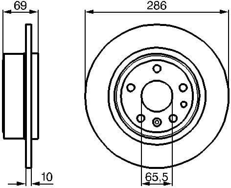 Brake Disc 0986478478 - image 6