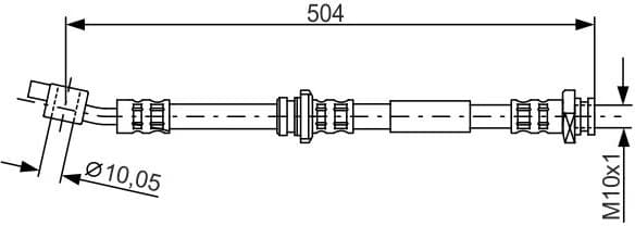 Brake Hose 1987476996 - image 2