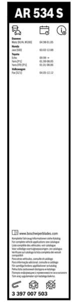 Wiper Blade Aerotwin Retrofit 3397007503 - image 5