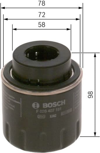 Oil Filter F026407181 - image 9