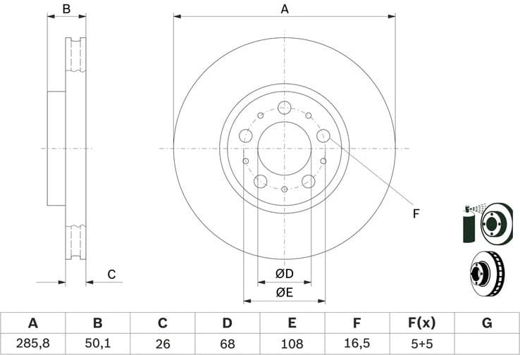 Brake Disc 0986479210 - image 10