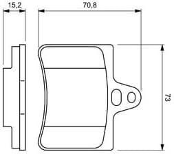 Brake Pad Set, disc brake 0986424580 - image 14